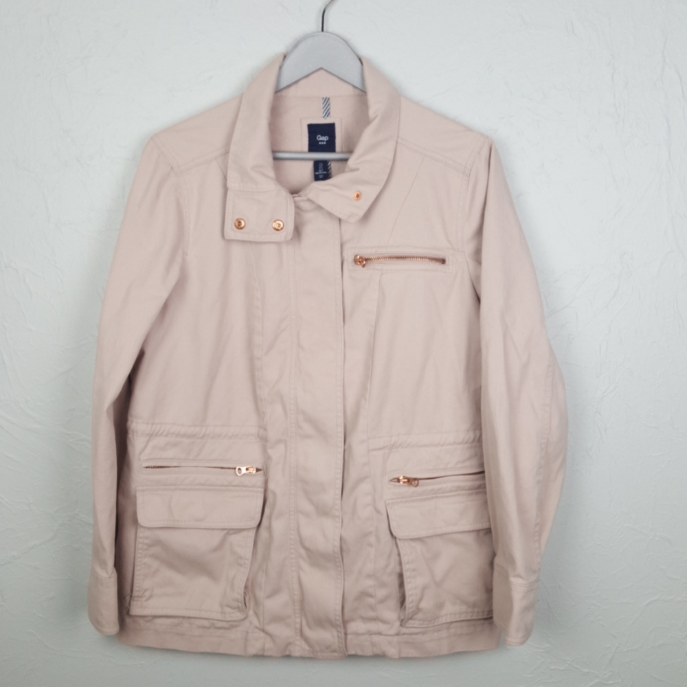 GAP FACTORY Utility Jacket Dull Rose Gold